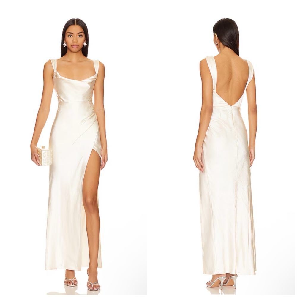 Runaway The Label Havanna Dress in Ivory Size XS
